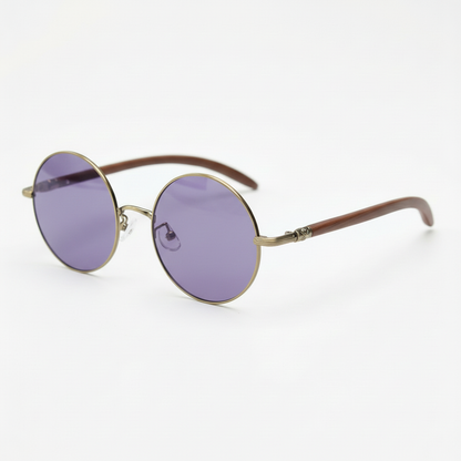Jo Purple Tinted Lens Sunglasses Side View