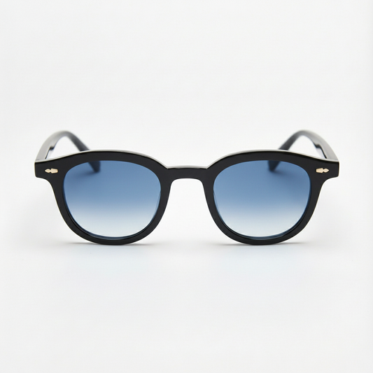 Joyce Blue Gradient Lens Sunglasses Front View