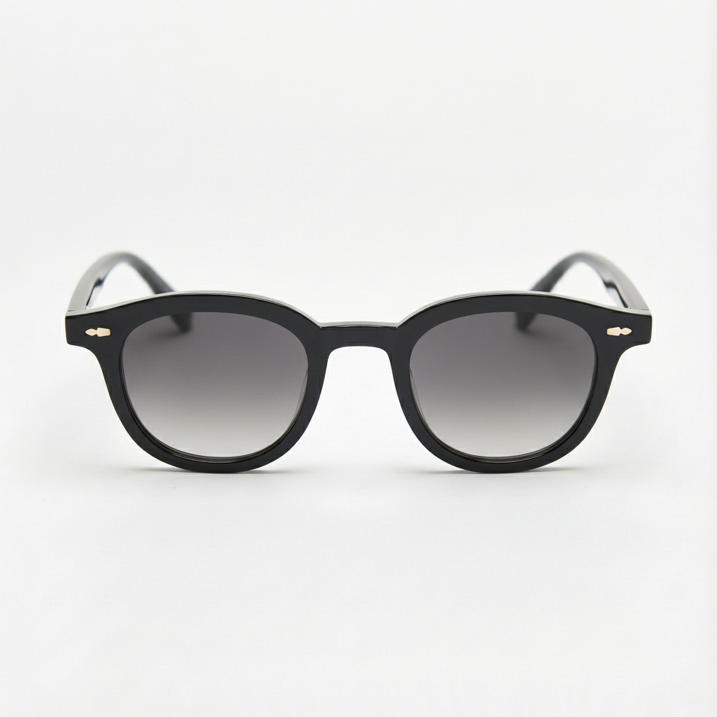 Joyce Grey Gradient Lens Sunglasses Front View