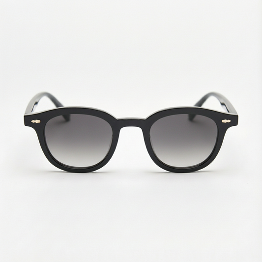 Joyce Grey Gradient Lens Sunglasses Front View
