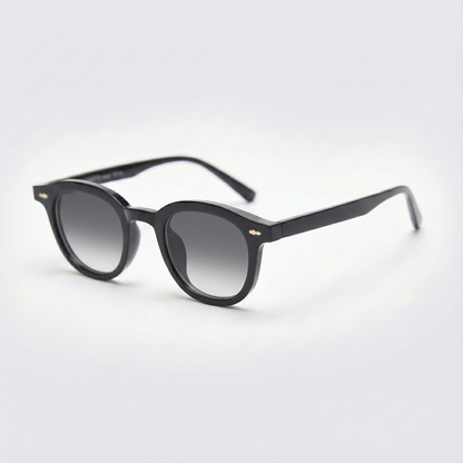 Joyce Grey Gradient Lens Sunglasses Side View