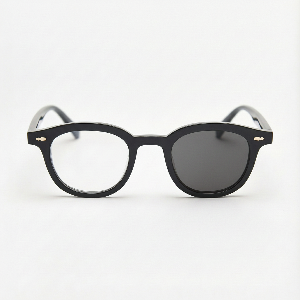 Joyce Grey Photochromic Lens Glasses Front View