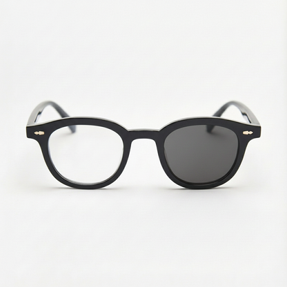 Joyce Grey Photochromic Lens Glasses Front View