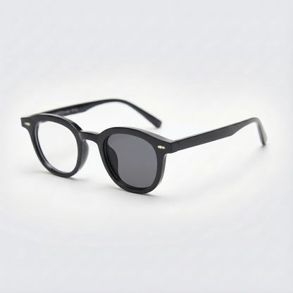 Joyce Grey Photochromic Lens Glasses Side View