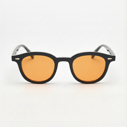Joyce Orange Tinted Lens Sunglasses Front View
