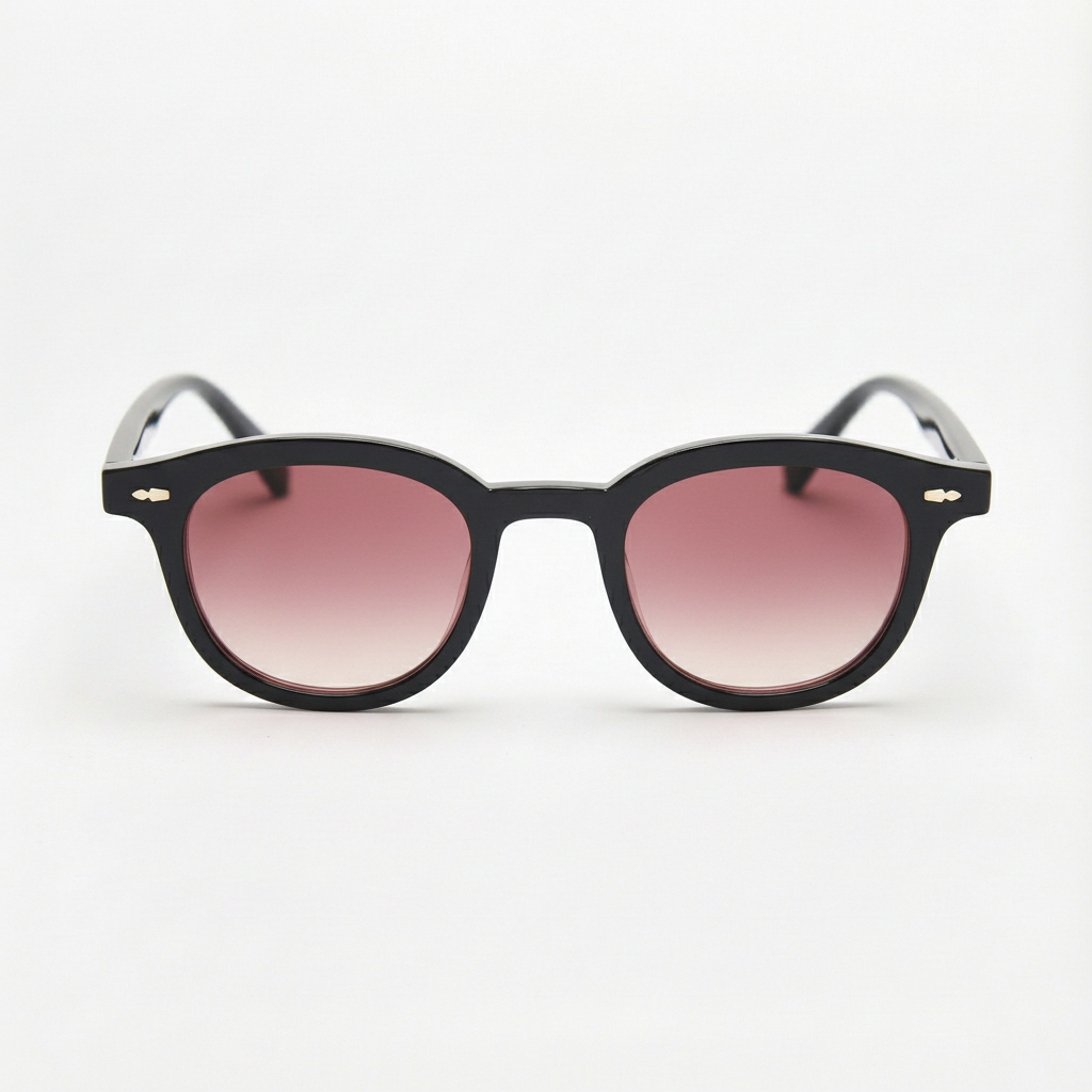 Joyce Pink Gradient Lens Sunglasses Front View