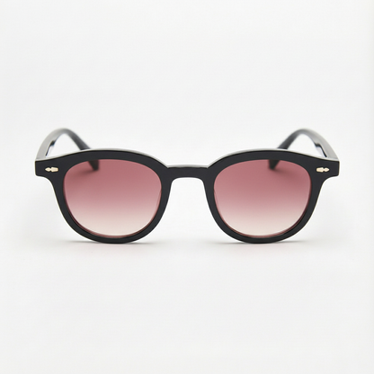 Joyce Pink Gradient Lens Sunglasses Front View