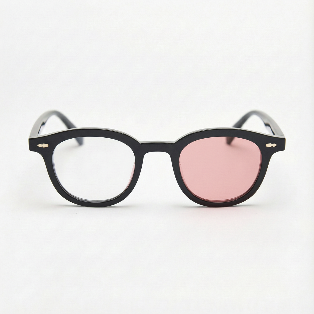 Joyce Pink Photochromic Lens Glasses Front View