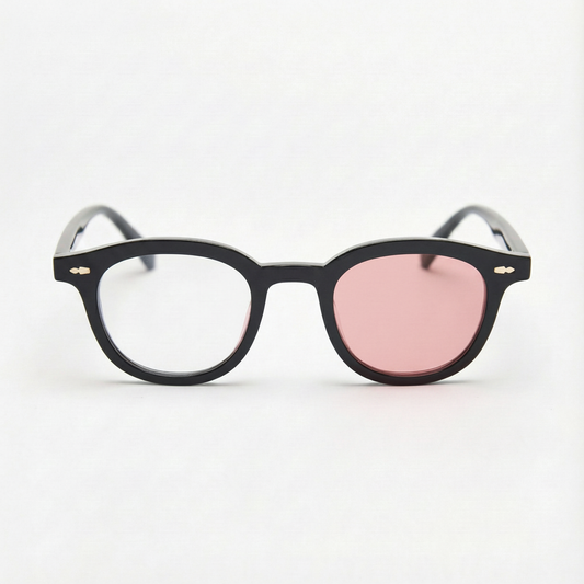Joyce Pink Photochromic Lens Glasses Front View