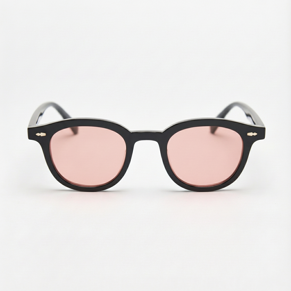 Joyce Pink Tinted Lens Sunglasses Front View