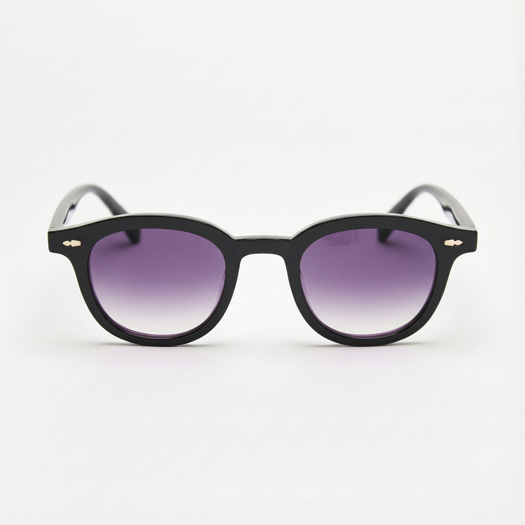Joyce Purple Gradient Lens Sunglasses Front View