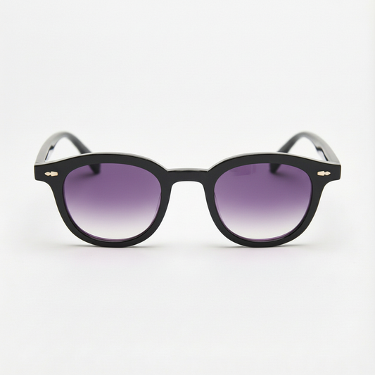 Joyce Purple Gradient Lens Sunglasses Front View