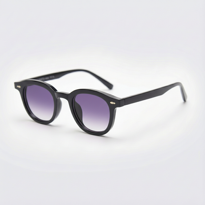 Joyce Purple Gradient Lens Sunglasses Side View