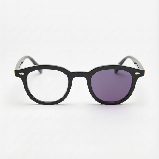 Joyce Purple Photochromic Lens Glasses Front View