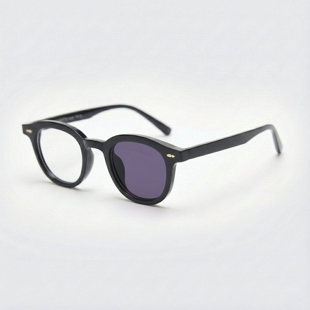 Joyce Purple Photochromic Lens Glasses Side View
