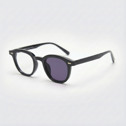 Joyce Purple Photochromic Lens Glasses Side View