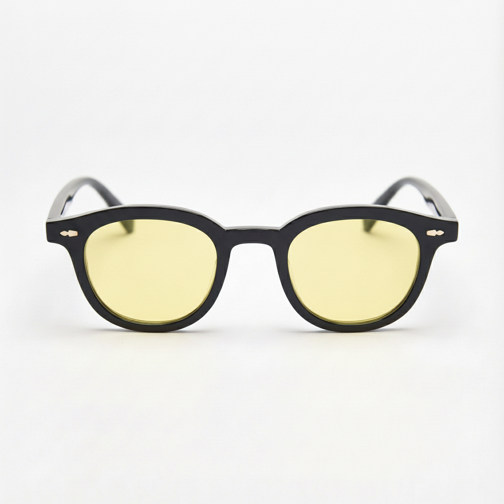 Joyce Yellow Tinted Lens Sunglasses Front View