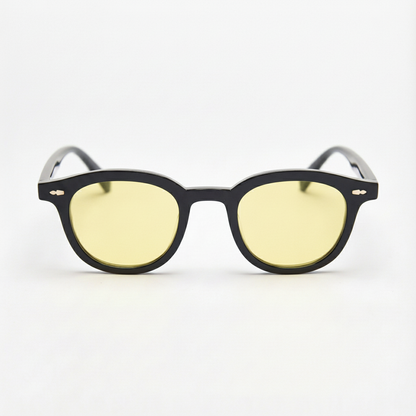 Joyce Yellow Tinted Lens Sunglasses Front View