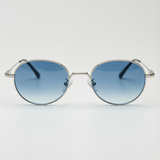 June Blue Gradient Lens Sunglasses Front View