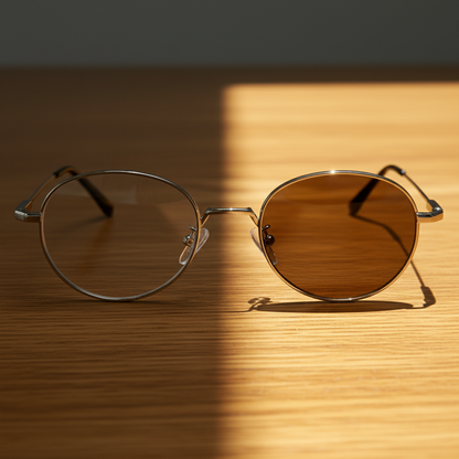 June Brown Photochromic Lens Glasses Lifestyle Shot