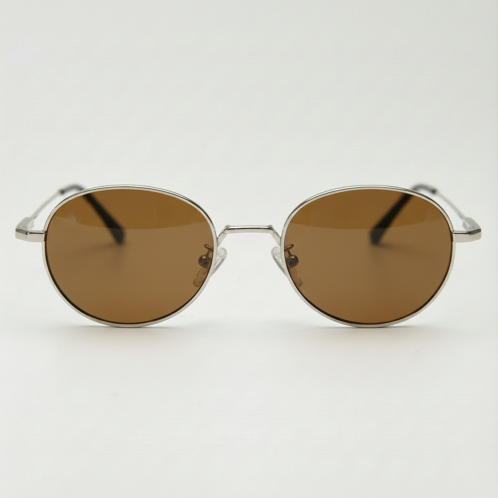 June Brown Tinted Lens Sunglasses Front View
