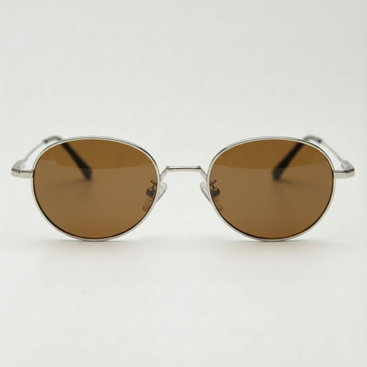 June Brown Tinted Lens Sunglasses Front View