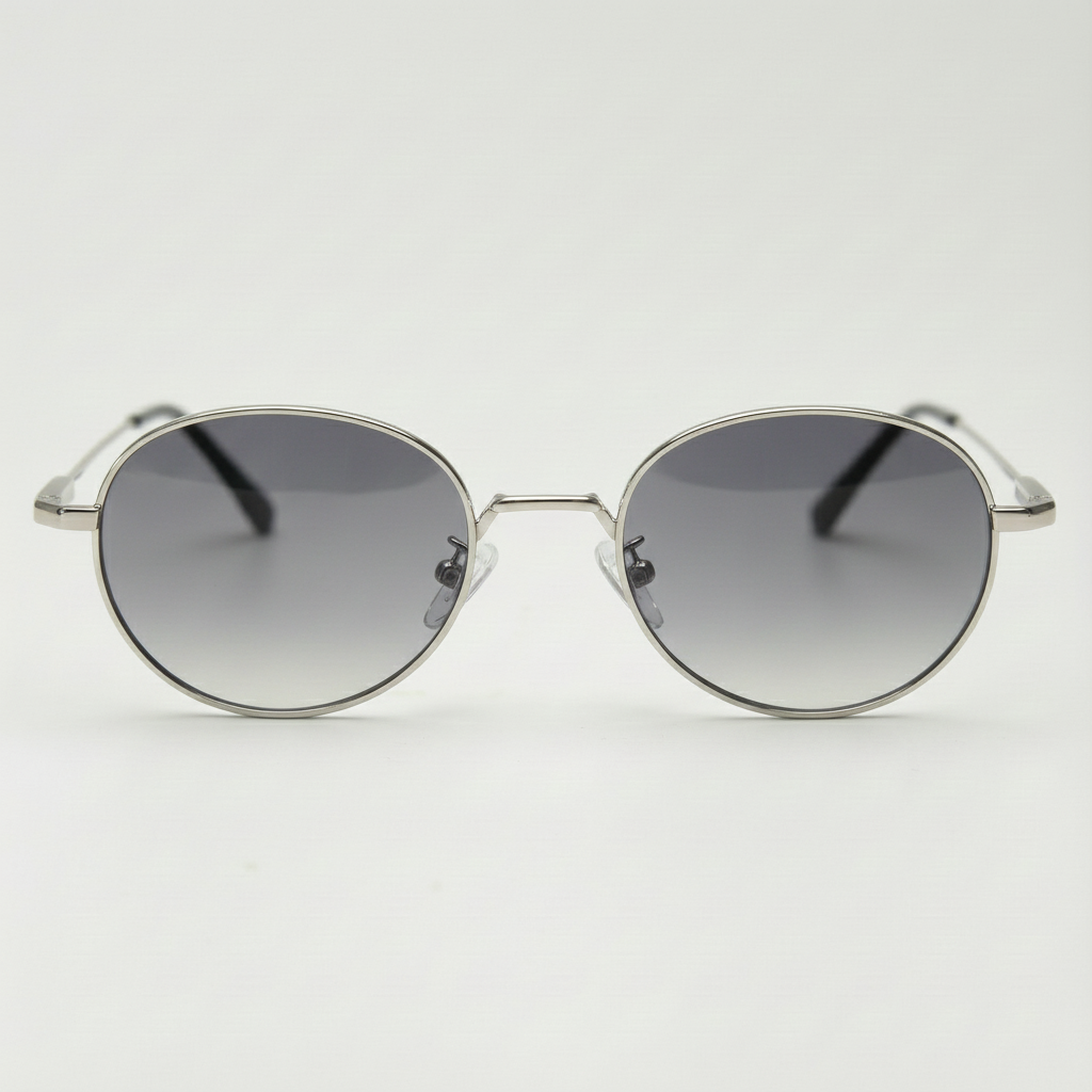 June Grey Gradient Lens Sunglasses Front View