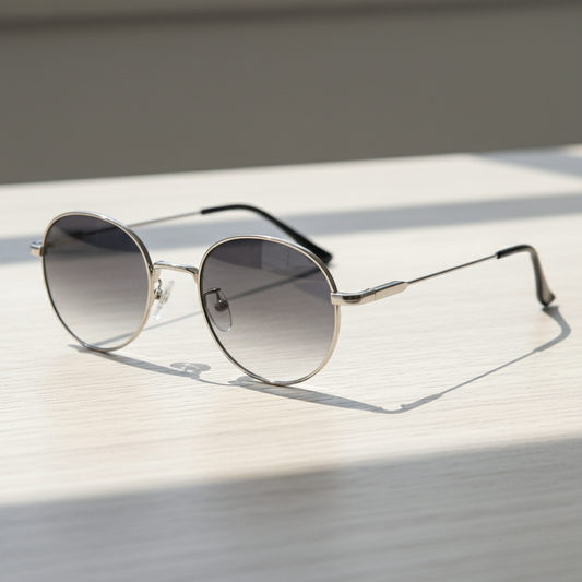 June Grey Gradient Lens Sunglasses Lifestyle Shot