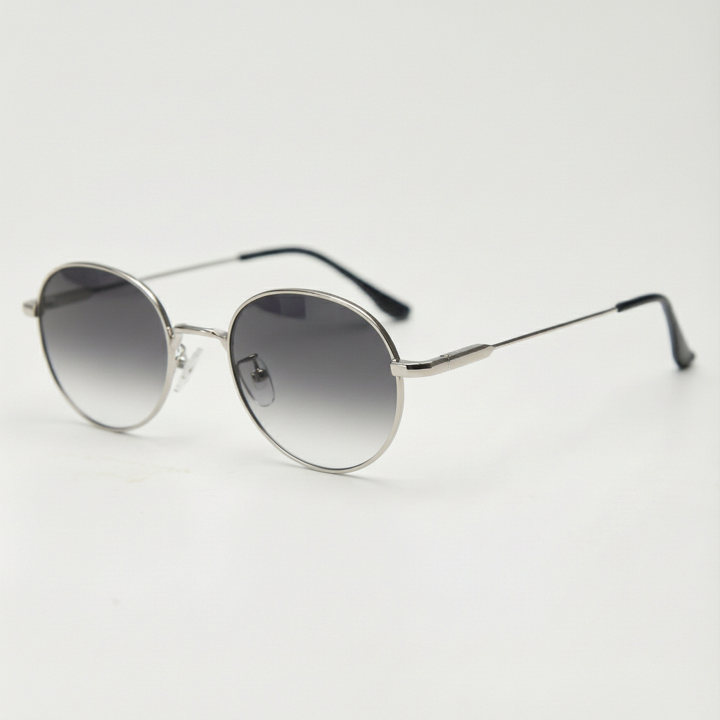 June Grey Gradient Lens Sunglasses Side View