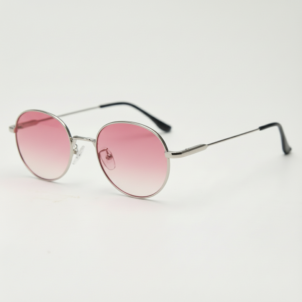 June Pink Gradient Lens Sunglasses Side View