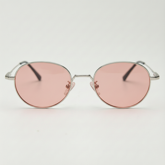 June Rose Tinted Lens Sunglasses Front View