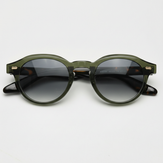 Lena Grey Gradient Lens Sunglasses Front View