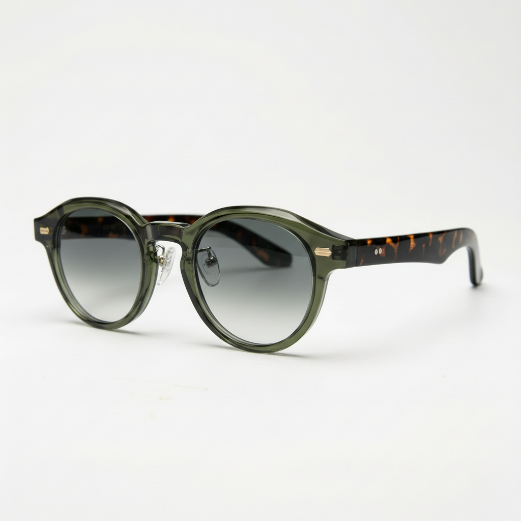 Lena Grey Gradient Lens Sunglasses Side View