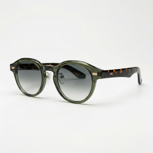 Lena Grey Gradient Lens Sunglasses Side View