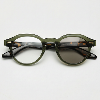 Lena Grey Photochromic Lens Glasses Front View