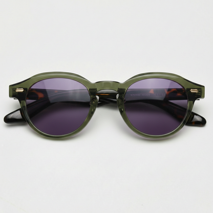 Lena Purple Tinted Lens Sunglasses Front View
