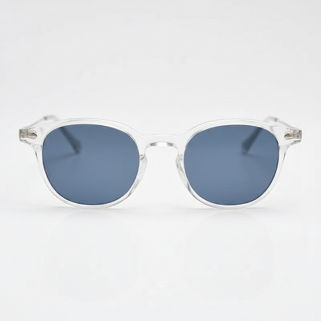 Lora Blue Tinted Lens Sunglasses Front View