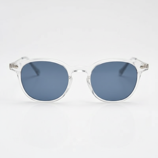Lora Blue Tinted Lens Sunglasses Front View