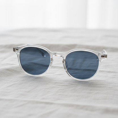 Lora Blue Tinted Lens Sunglasses Lifestyle Shot