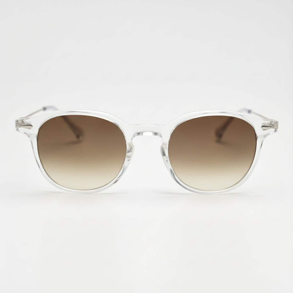 Lora Brown Gradient Lens Sunglasses Front View