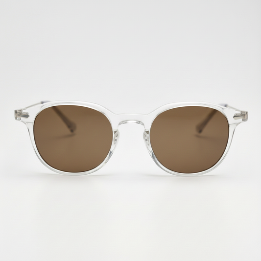 Lora Brown Tinted Lens Sunglasses Front View
