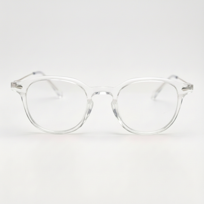 Lora Clear Clear Lens Glasses Front View