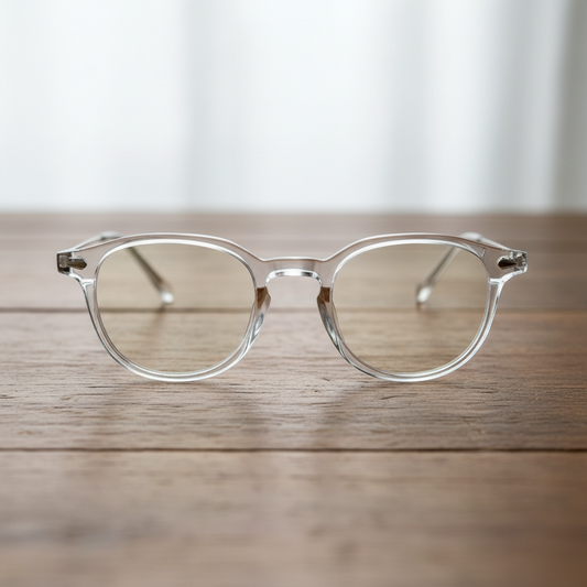 Lora Clear Clear Lens Glasses Lifestyle Shot