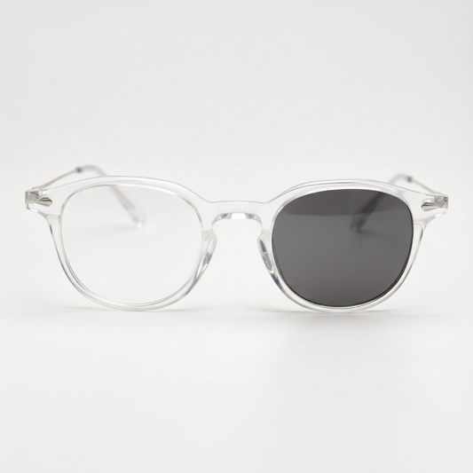 Lora Grey Photochromic Lens Glasses Front View