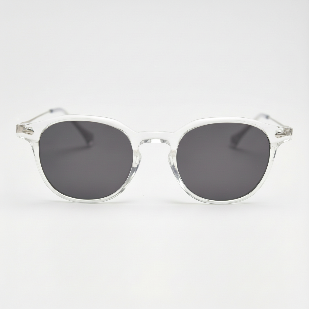 Lora Grey Tinted Lens Sunglasses Front View