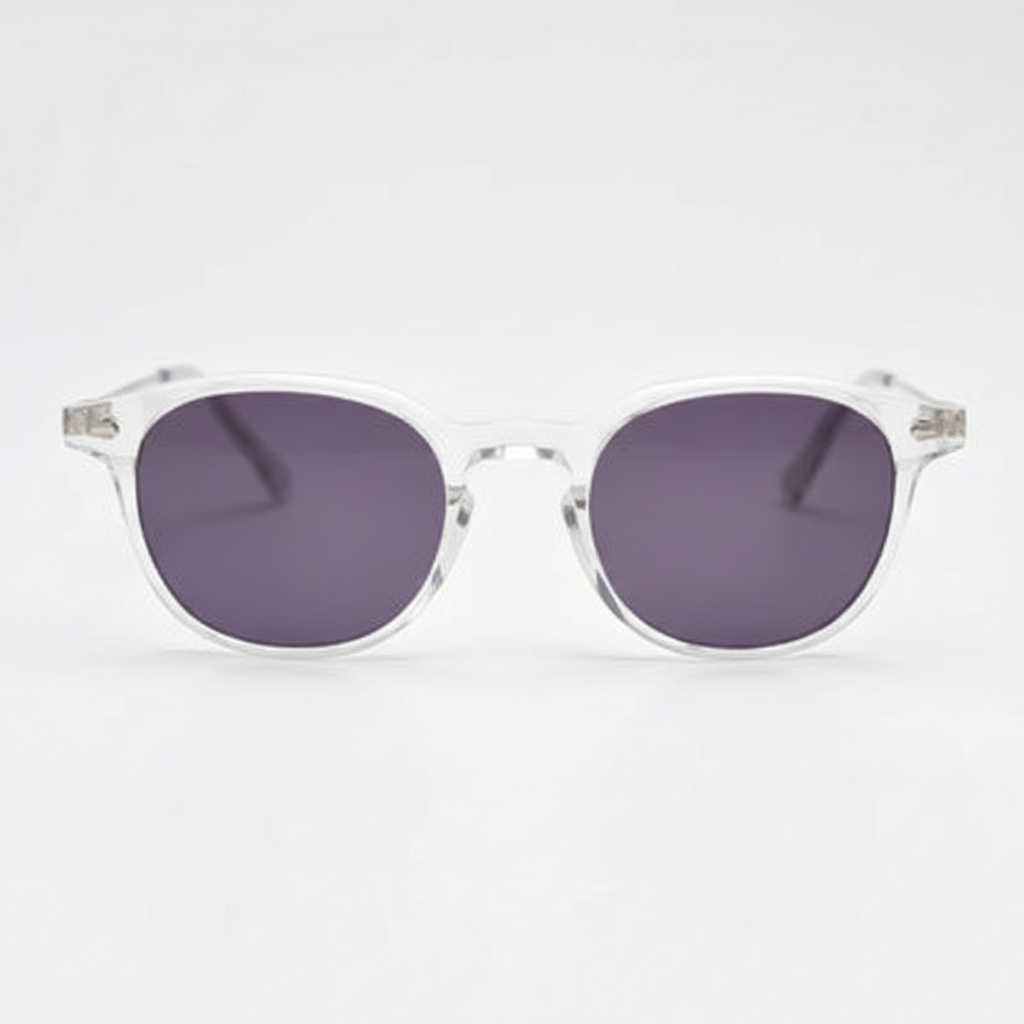 Lora Purple Tinted Lens Sunglasses Front View