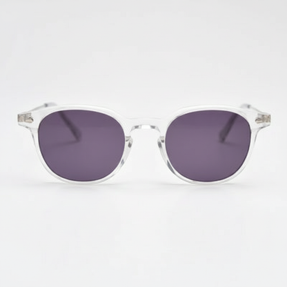 Lora Purple Tinted Lens Sunglasses Front View
