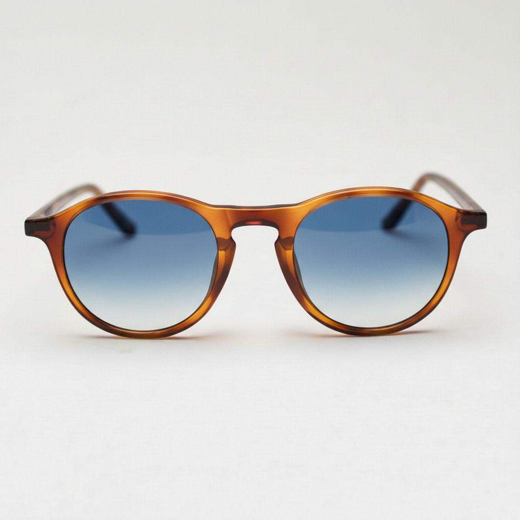 Moira Blue Gradient Lens Sunglasses Front View