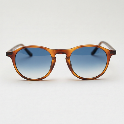 Moira Blue Gradient Lens Sunglasses Front View