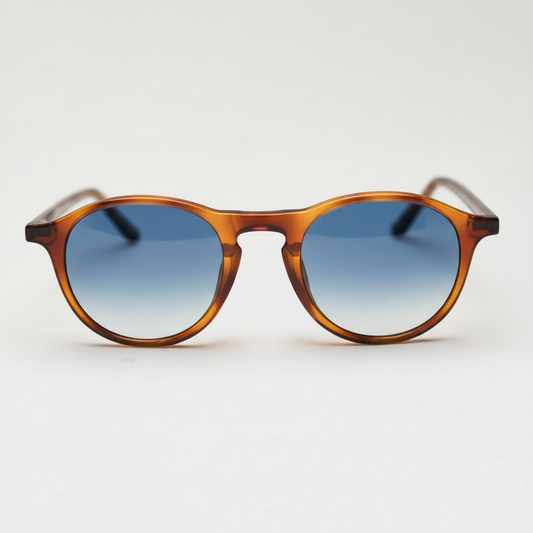 Moira Blue Gradient Lens Sunglasses Front View